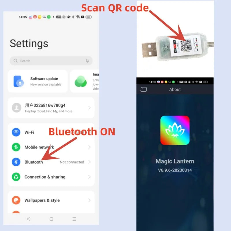 Bluetooth Sting Light