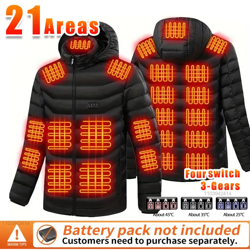 Heated winter Jacket